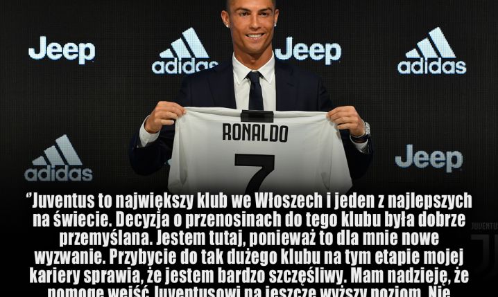 Ronaldo zdradza, dlaczego wybrał JUVENTUS